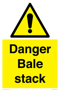 Danger Bale stack